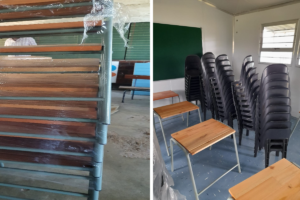 Supply of new desks and chairs